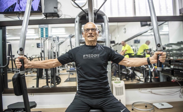 Joaquim Neto, de 84 anos, sempre praticou desporto
