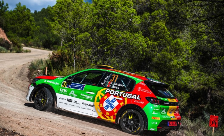 Cardeira competiu ao volante de Peugeot 208 Rally4 Luso