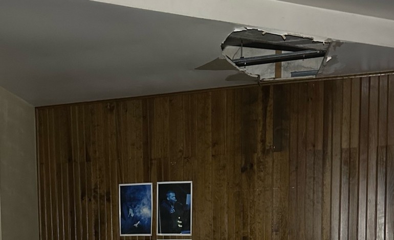 Os estragos no telhado são neste momento a maior preocupação