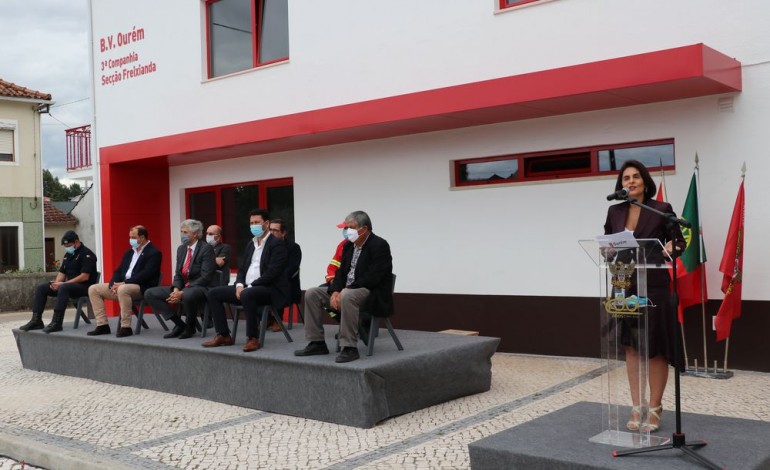 Inauguração das obras de requalificação do quartel dos Bombeiros da Freixianda