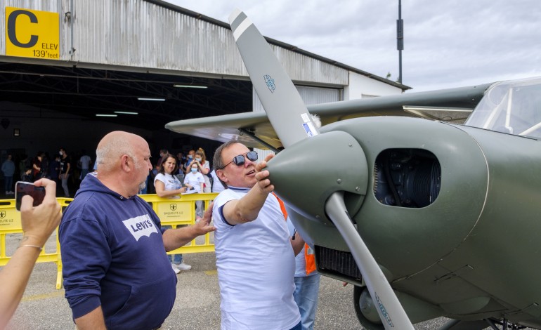 José Ilídio  Neves  cumpriu o  sonho de voar  uma aeronave  histórica,  numa  iniciativa  promovida  pela  Associação  Cavaleiros  do Céu