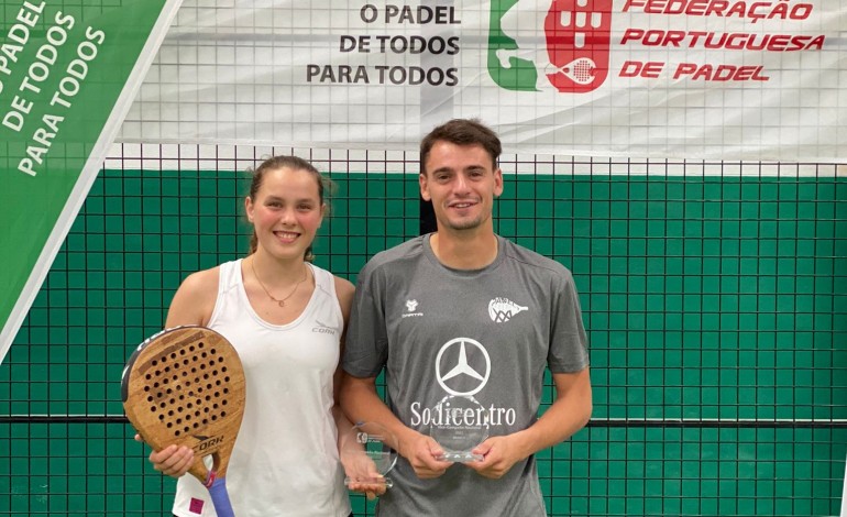 Leiriense também é vice-campeão nacional de padel na categoria M4 mistos com a parceira Daniela Ferreira