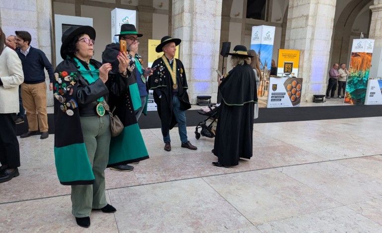 A apresentação de Leiria como destino convidado na BTL decorre no Páteo da Galé, em Lisboa