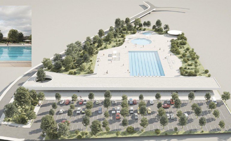Imagens do projecto do Aquapolis previsto para a Barosa