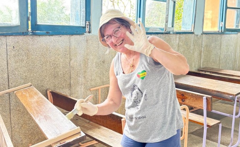 Aos 62 anos, Rosa Silva cumpriu o sonho de fazer uma missão em  África