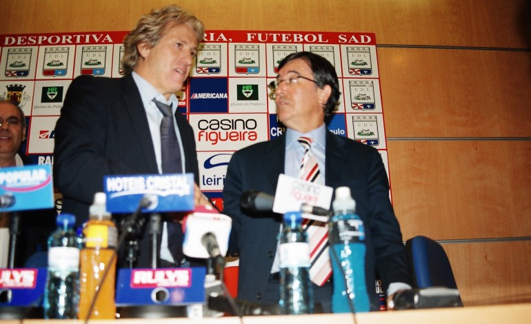 Jorge Jesus treinou a União de Leiria na época 2005/2006