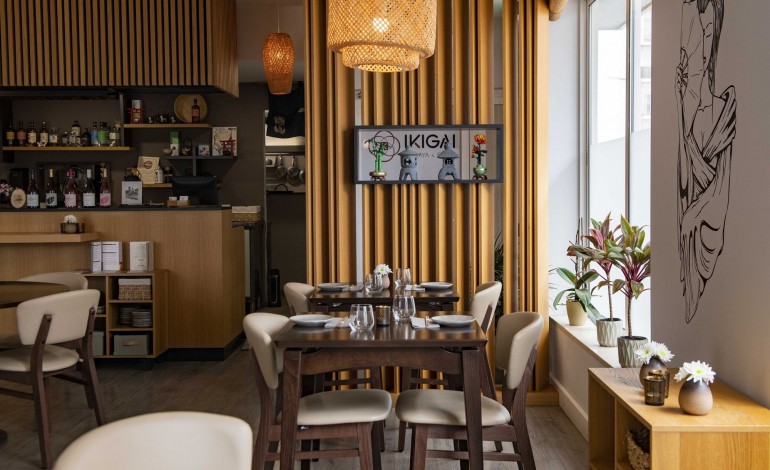 O restaurante está localizado na zona de São Romão