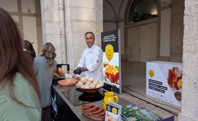 A apresentação de Leiria como destino convidado na BTL decorre no Páteo da Galé, em Lisboa