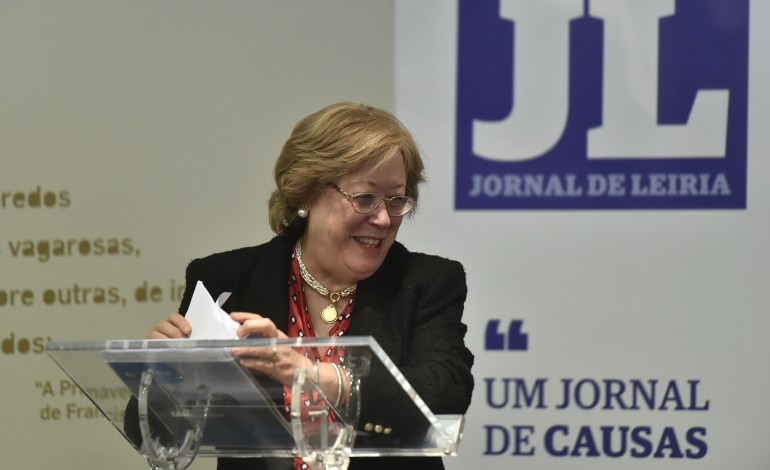 Celeste Hagatong, presidente do Banco Português de Fomento, foi uma das oradoras
