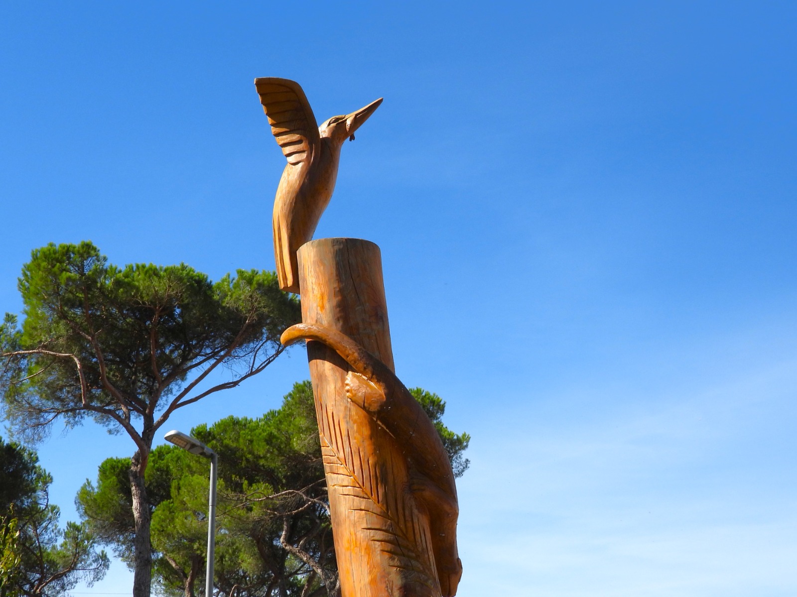 Esculturas estão localizadas junto ao Parque Verde do Açude, em Pombal
