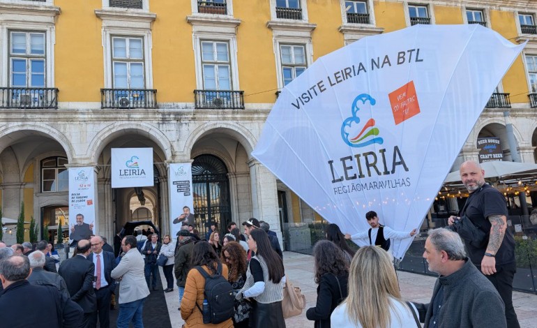 A apresentação de Leiria como destino convidado na BTL decorre no Páteo da Galé, em Lisboa